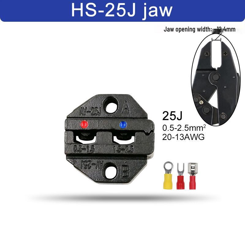 HS High-Precision Ratchet Crimping Pliers for Pin, Bare, and Pre-insulated Terminals