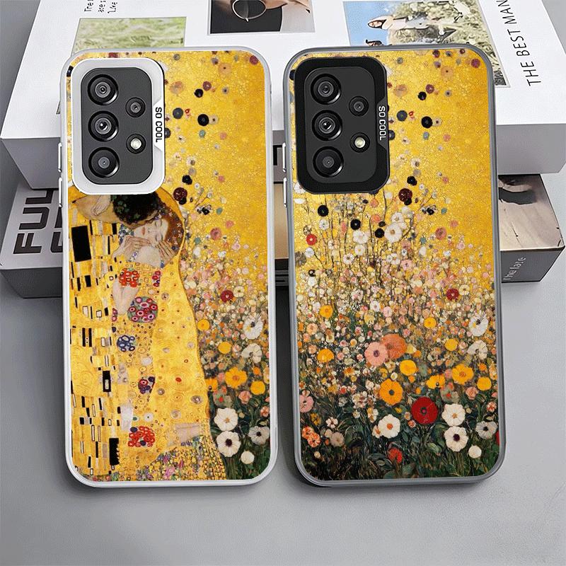 Kiss By Gustav Klimt Art Soft Phone Case for Samsung A17 A16 A15 A14 A13 A57 A56 A55 A54 A53 A37 A36 A35 A34 A33 A26 A25 A24 A23
