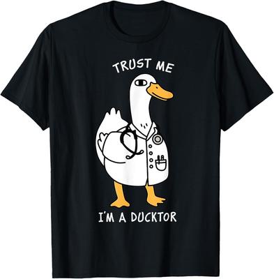 Trust Me I'm A Ductor Whimsical Duck Doctor Animals Lovers T-Shirt Unisex T-Shirt