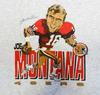 Joe Montana Giocatore di Football Stella Cotone Sportivo Grigio Tutte le Taglie Unisex Maglietta CM741