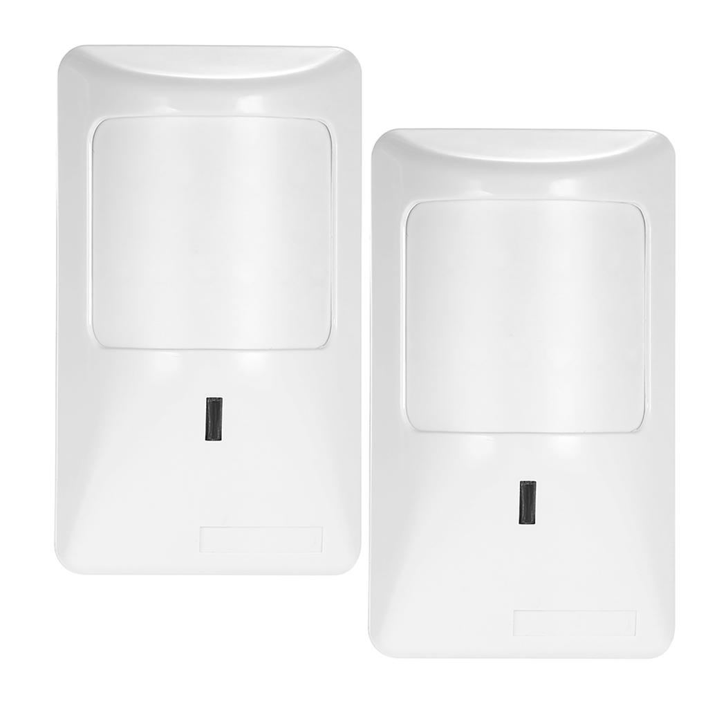 2pcs Sensor Anti-Pet PIR Motion Sensor Wired Alarm Dual Infrared Detector Pet Immune For Home Burglar Security Alarm System