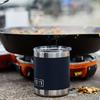YETI Rambler Lowball 10oz Stainless Steel Cup with Lid, Navy, 296ml Mini Tumbler, Lowball Series