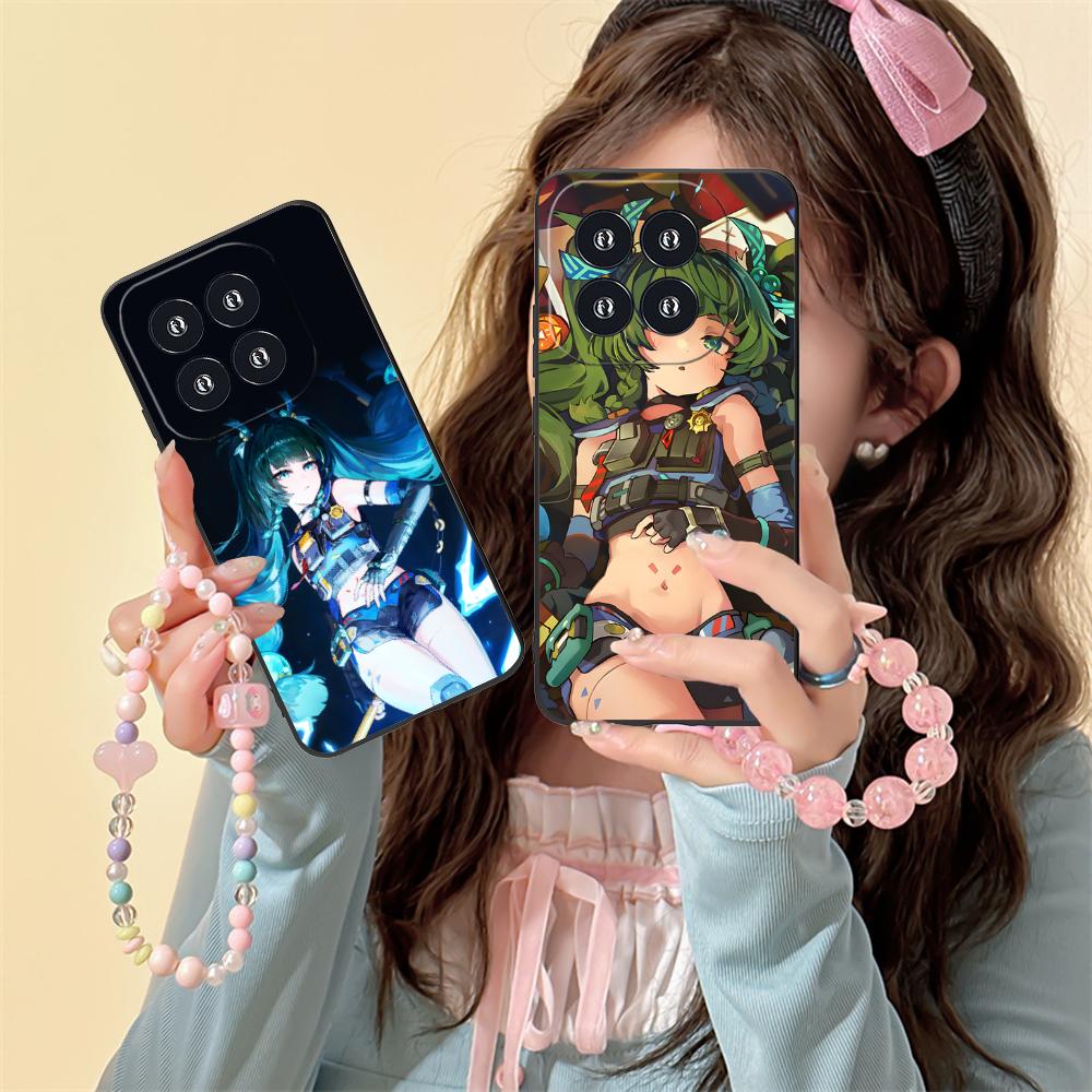 Zenless Zone Zero QingYi Phone Case for Xiaomi 15 14 13 12 Mi 11 T Ultra Lite Pro S X 5G Colorful Printing Cover Cover Pretty