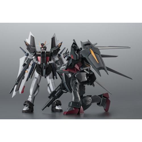 TAMASHII NATIONS ROBOT SPIRITS Mobile Suit Gundam SEED C.E.73 -STARGAZER- GAT-X105E+AQM/E-X09S Strike Noir Gundam ver. A.N.I.M.E. Approximately 125mm