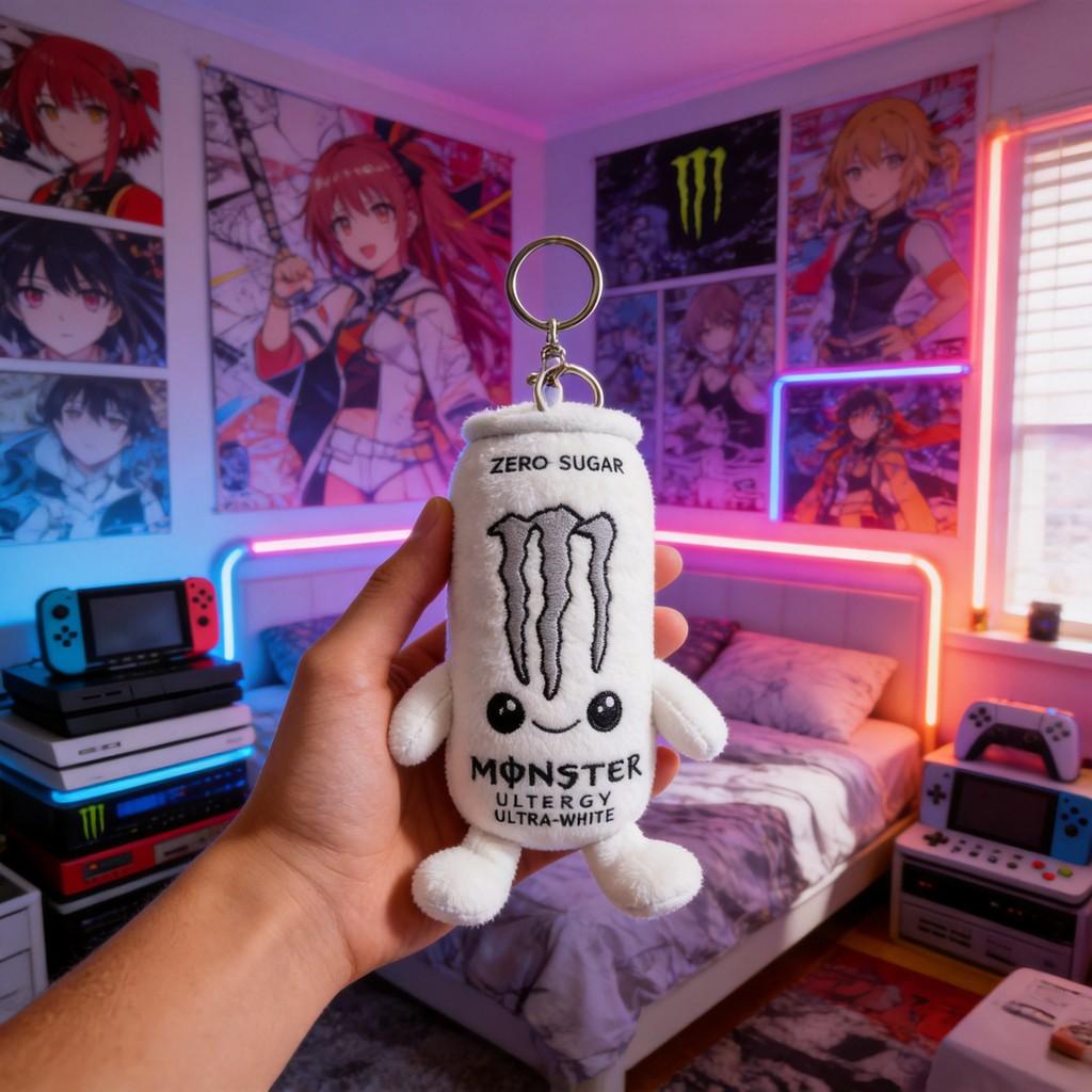 Monster Ultrawhite Plush Toy With Pp Cotton Fill For Collectors And Gaming Fans