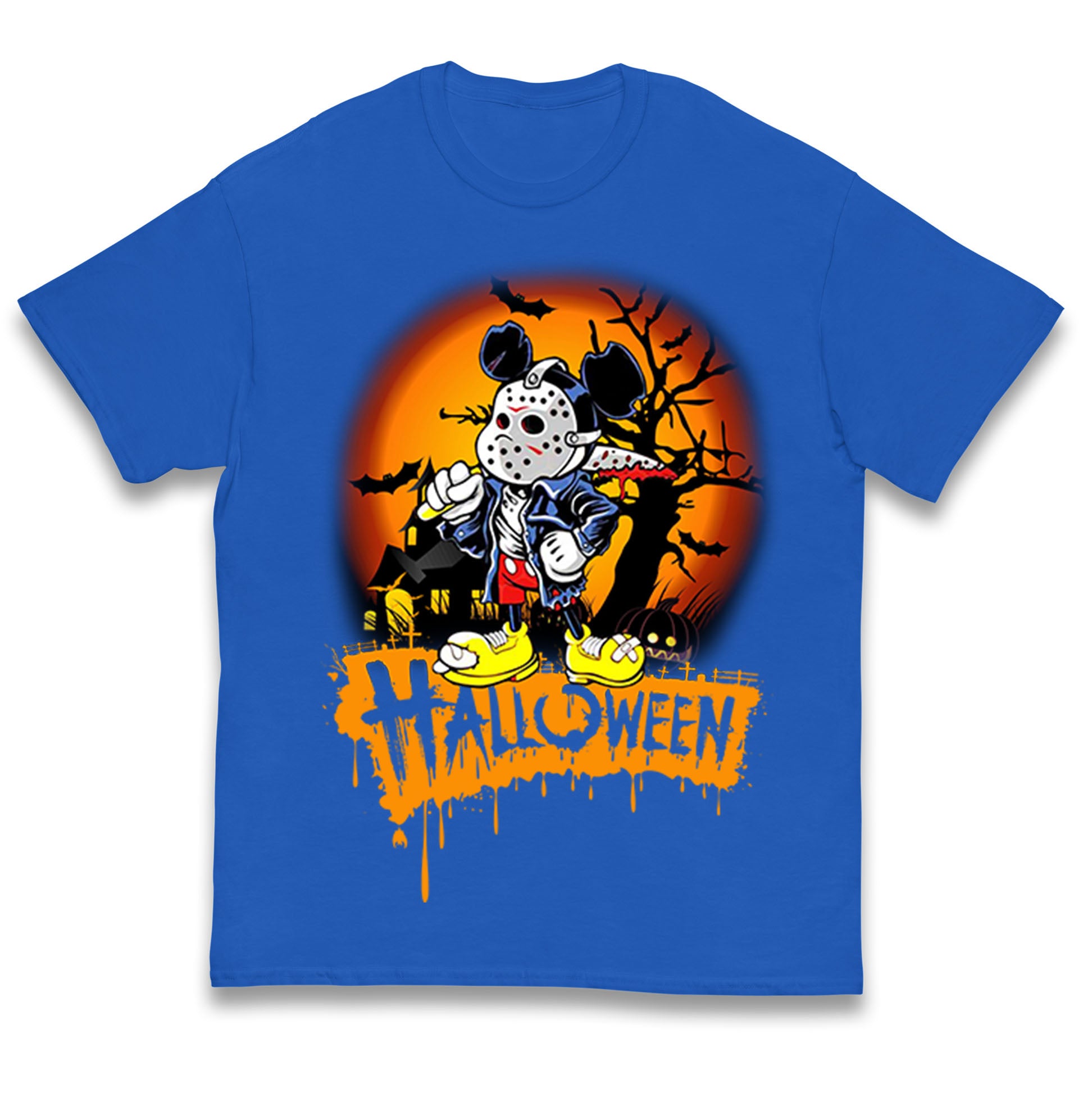 Mickey Mouse Haunted Halloween Kids T Shirt 100