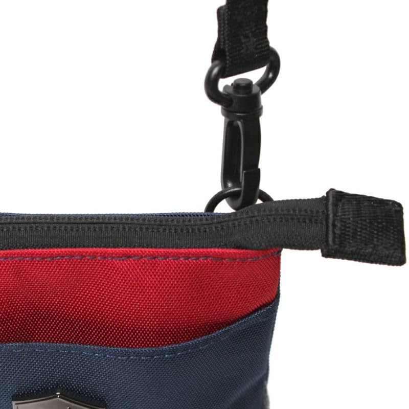 Admiral Small Mini Sacoche Shoulder Bag Tricolor and White Men's AAPK-01 Red, Blue,