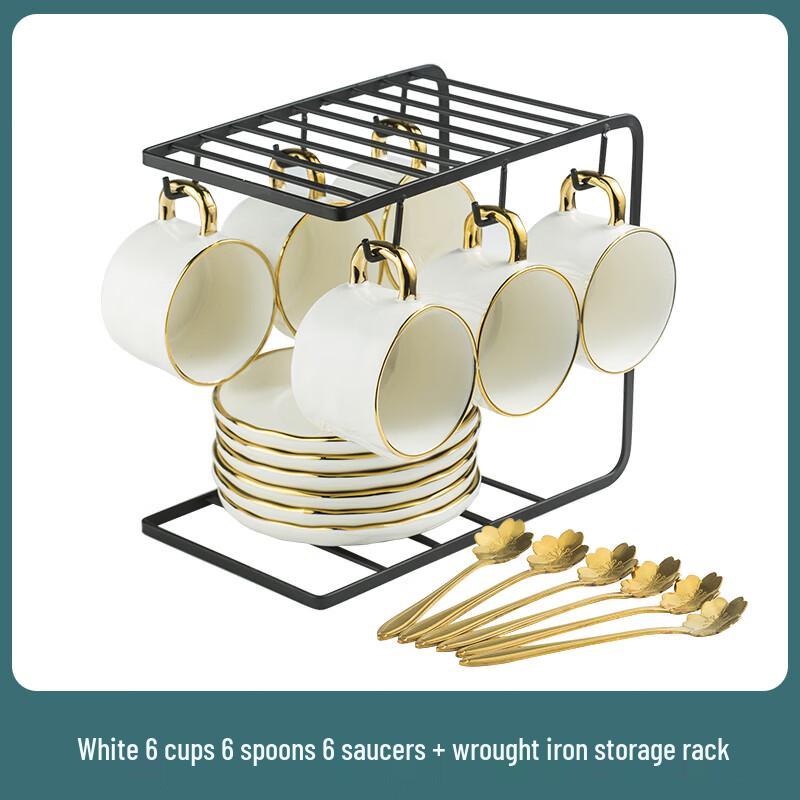 KANGMO European Style Porcelain Coffee Set