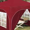 Pop Up Party Tent 290 X 290 X 245 Cm Burgundy Red