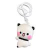 Magnetic Closure Panda Keychain Pendant Decoration Cute Cartoon Design Backpack Charm Gift for Students 1pc/2pcs