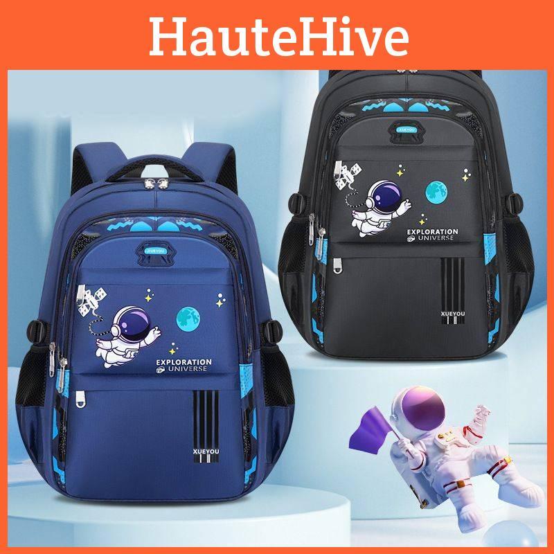 Spacious Astronaut School Backpack Breathable Lightweight Oxford Fabric For Boys