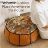 Jacquard Fabric Lazy Cushion Warm and Cozy Home Non-slip Bottom Floor Cushion Washable 10 Colors Available Floor Seat Pad