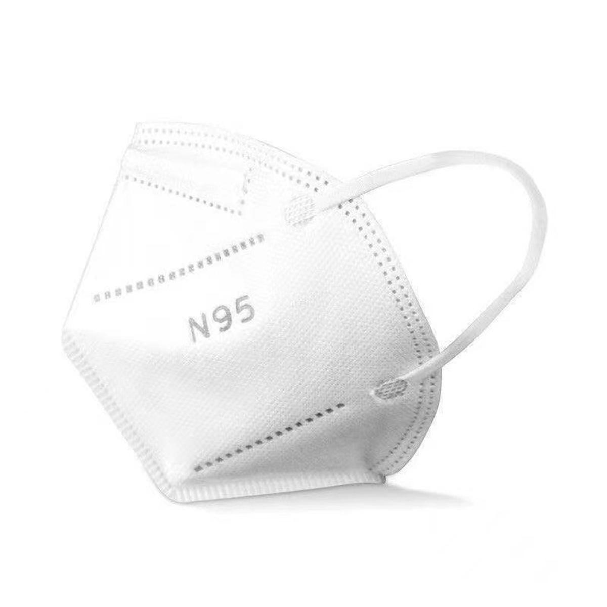 

5pcsn95 masks five-layer white independent packaging anti-dust coal mine industrial protective masks suitable for shopping in pu