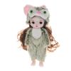 17cm Mini Puppe Bewegliche Gelenk mit Kleidung und Schuhe 3d Puppe Mädchen Spielzeug Geschenke