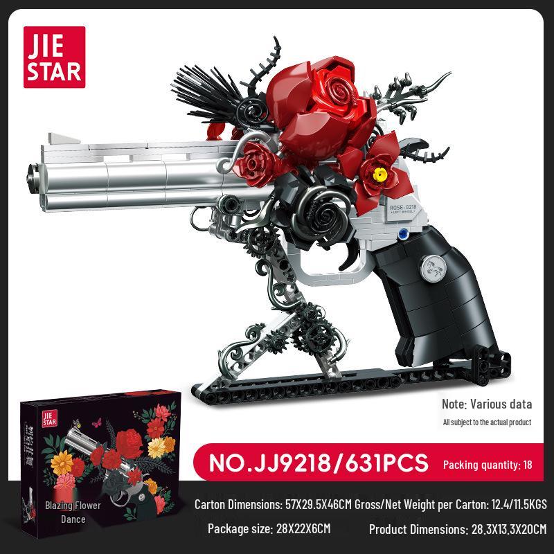 

Revolver Building Blocks Model Kit - DIY Creative Toy for Boys and Holiday Gift