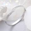 No Fade Stainless Steel Gold Plated Fashion Jewelry Bracelet Women Diamond Zircon Buckle Bracelet Bangle