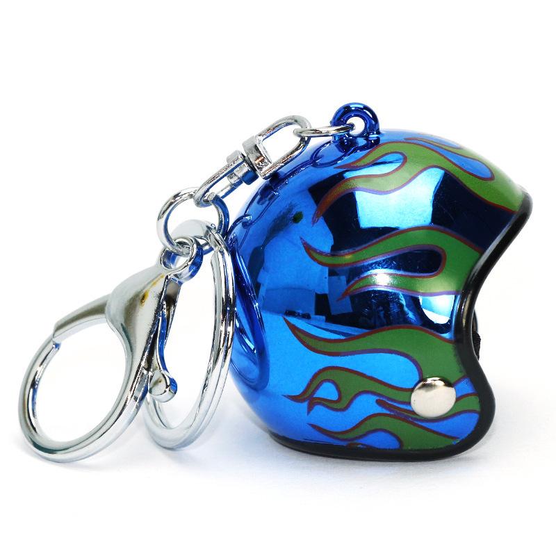 Colorful Exquisite Helmet Keychain & Bag Pendant with Wind-Breaking Duck Head