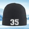 New Bold Numbers with White Outline Men Women Unisex Knitted Hat Beanie Pullover Cap Winter Thermal Warm Christmas Outdoor Cycli