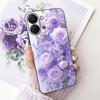 Flower Butterfly Luxury Girly Fashion Casing For Tecno Spark GO 3 GO3 KN3 Phone Case Soft Slim Matte Silicone TPU Back Cover
