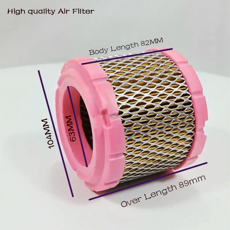 4 Pcs Compressor Air Filter Element Suitable for 7.5-11 KW Screw Compressors