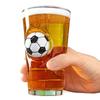Fußball Glas für Getränke Krug für Fan Fußballfan Bier Getränke