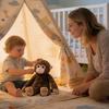 Monkey Plush Toy with Long Hands Realistic Soft Stuffed Animal Doll Small Monkey Plush for Kids Girls Boys Birthday Gifts