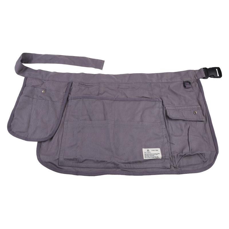 Garden Apron Canvas Work Apron with Pocket Adjustable Tool Apron for Home Garden