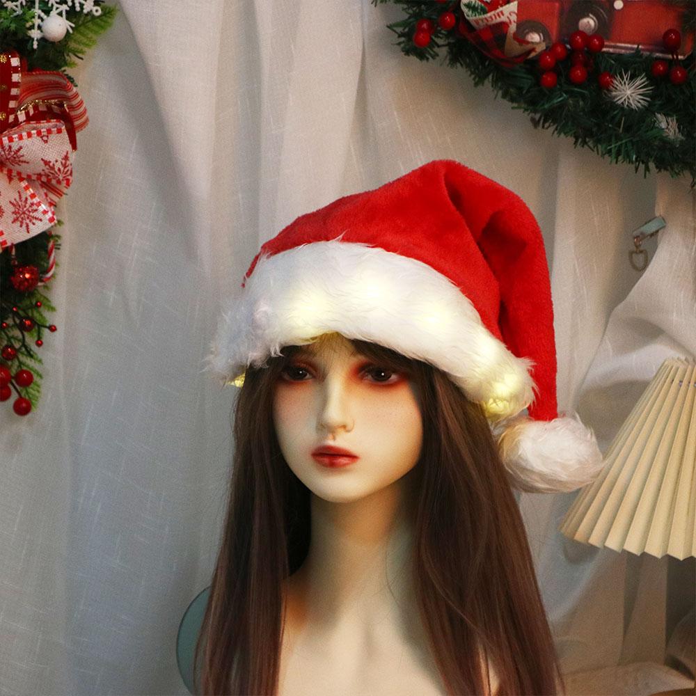 Elk Christmas Decorations Men Beanies Korean Winter Caps Christmas LED Hats Women Skullies Caps
