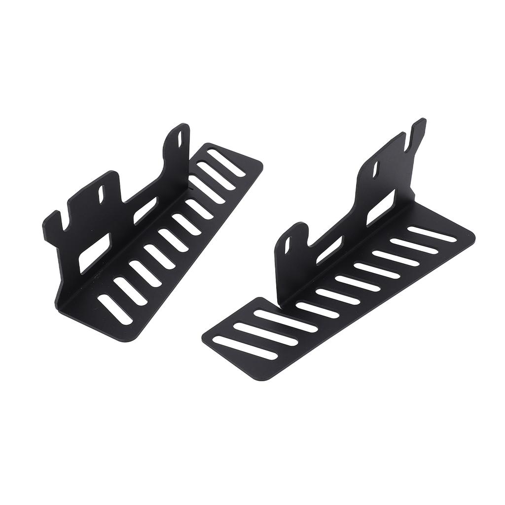 2PCS Fog Light Location Mount Brackets Left Right Aluminum Alloy Black for Raptor 2022 to 2023