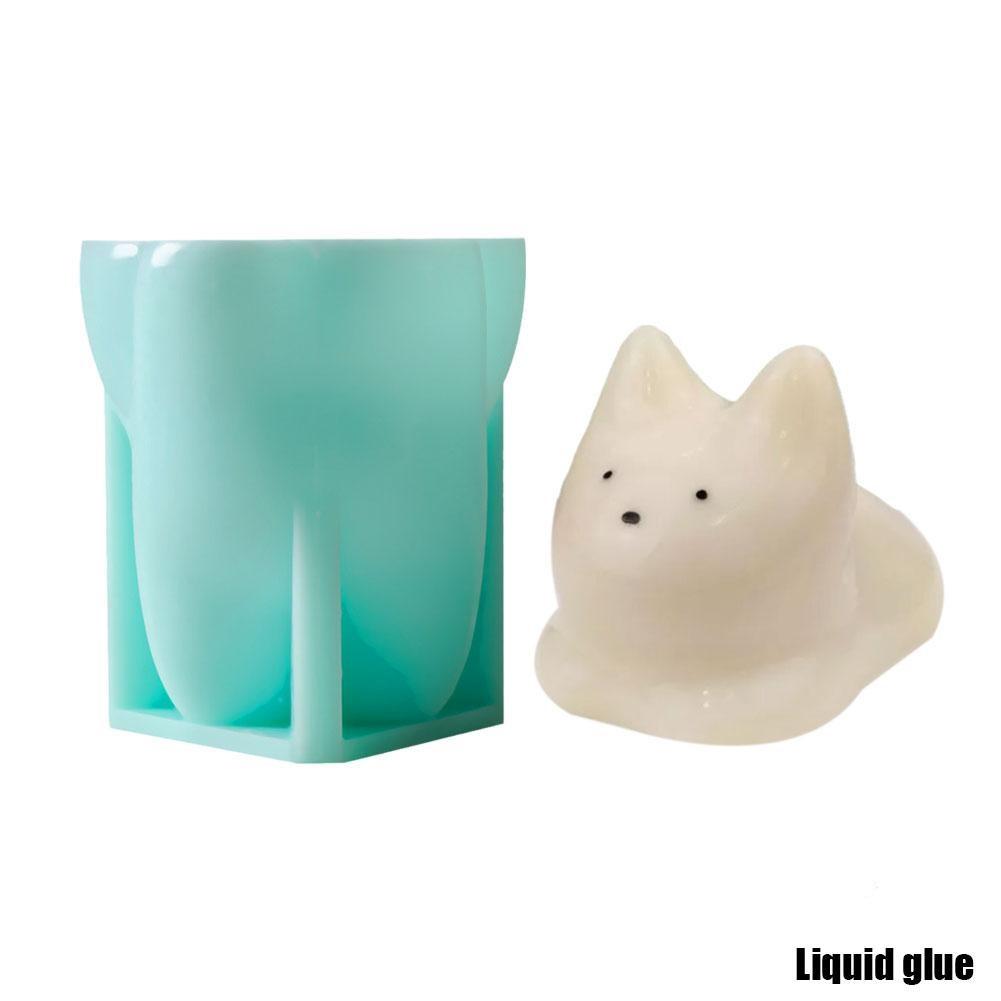 Cat Milk Pudding Silicone Mold Jelly Bowl Cake Cute Cake White Cold Ice Powder Mold Cake Chocolate Dessert Mould Accessories