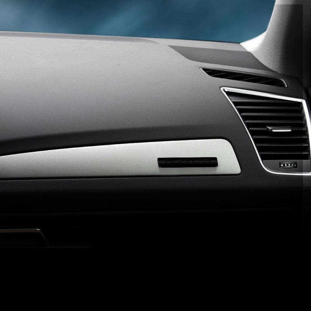 Car Styling Quattro Letter Logo Side Body Fender Trunk Sticker Decor For q2 A7 S1 B8 8P A3 A6 C7 Q7 Q5 Q3 Q2 Q1 Q2L A4 A5 A6L