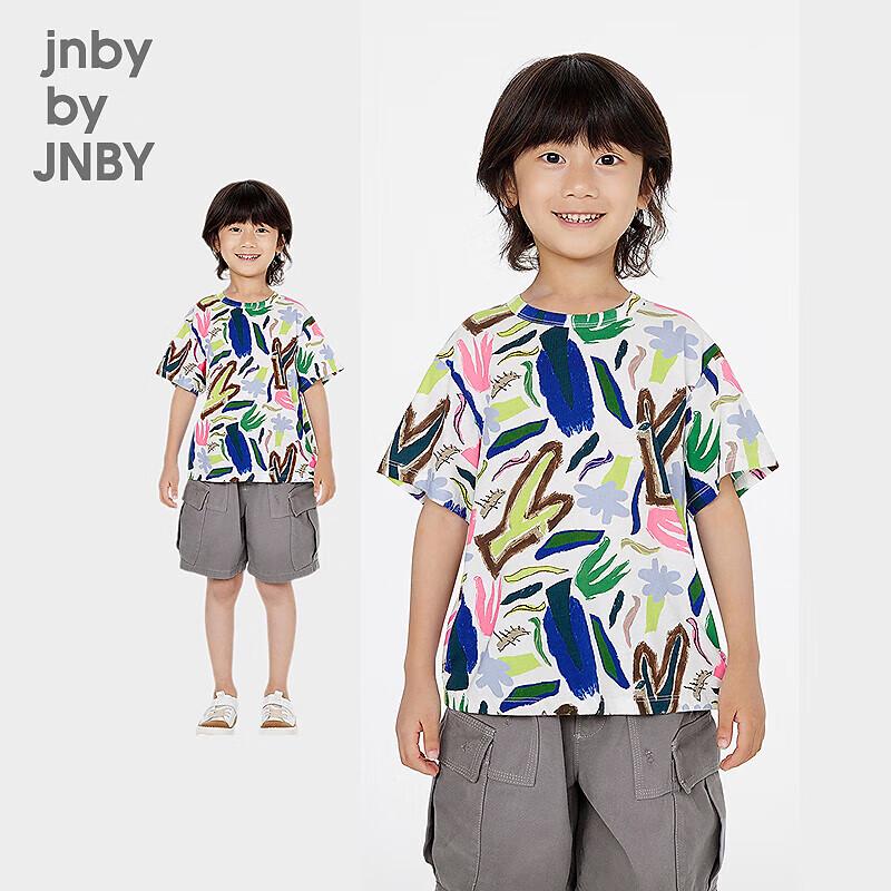 JNBY by JNBY Kids  Unisex Short Sleeve Cotton T-Shirt 110