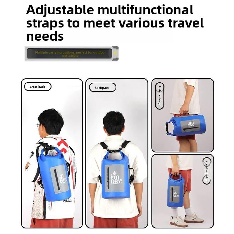 Outdoor Waterproof Bag Pvc Dry Storage Bag For Swimming And Camping Adventures