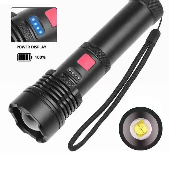 USB Rechargeable Multi-Function LED Flashlight: Super Bright, Long-Range, Portable, Durable