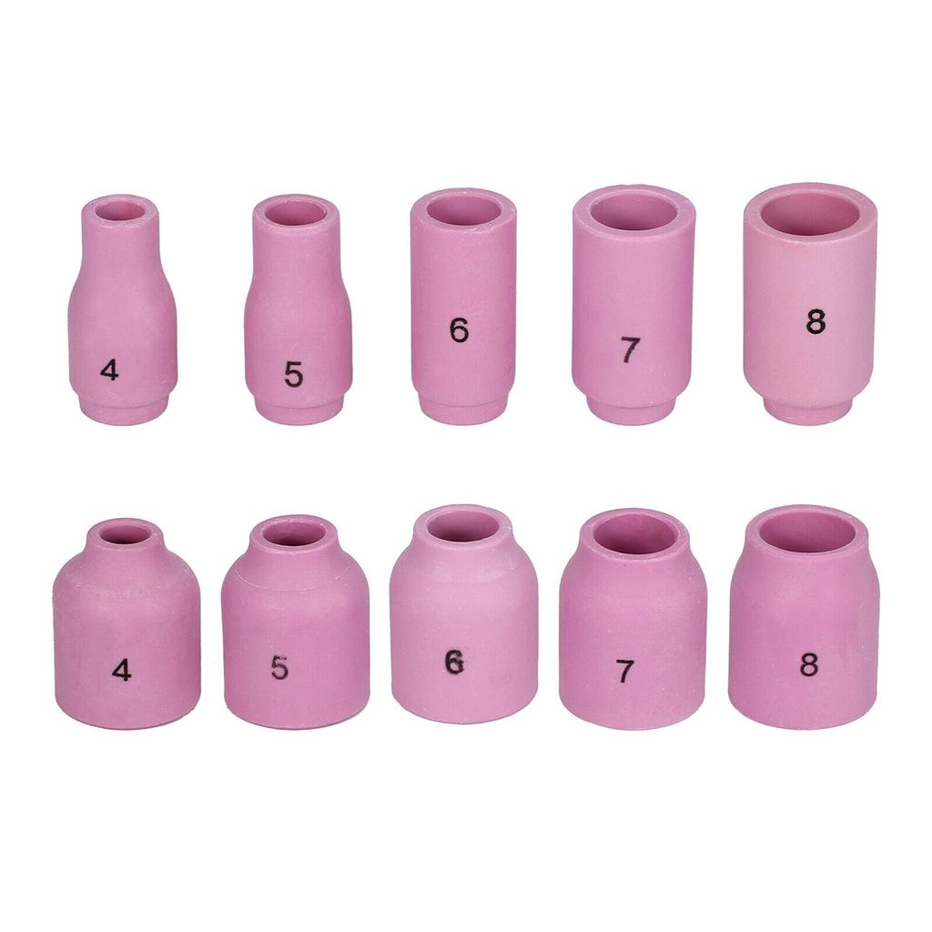 55Pcs TIG Welding Torch Accessories Kit with Nozzle Gas Len Gas Collet TIG Back Cup O-Rings Cup Gasket for TIG WP-17/18/26
