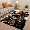 3D Anime Bleach Kurosaki Ichigo Cartoon Living Room Non-Slip Area Rug Carpet for Bedroom Sofa,Easy Clean Home Decor Doormat Kids