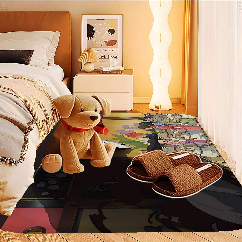 

Studio Ghibli No Face S-Spirited Away Door Mat Room Bedroom Decoration Balcony Anti-Slip Doormat Living Room Doormat Area Rug 40x60cm
