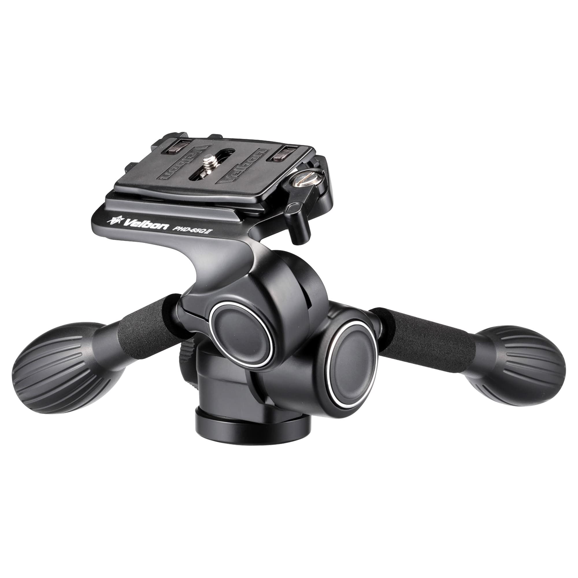 

Velbon AZ Pan Pan Head with Frame Quick Shoe Magnesium QRA System PHD-65QII 3-Way Head, Medium-Sized, High-Performance Locking, Compatible, чёрный