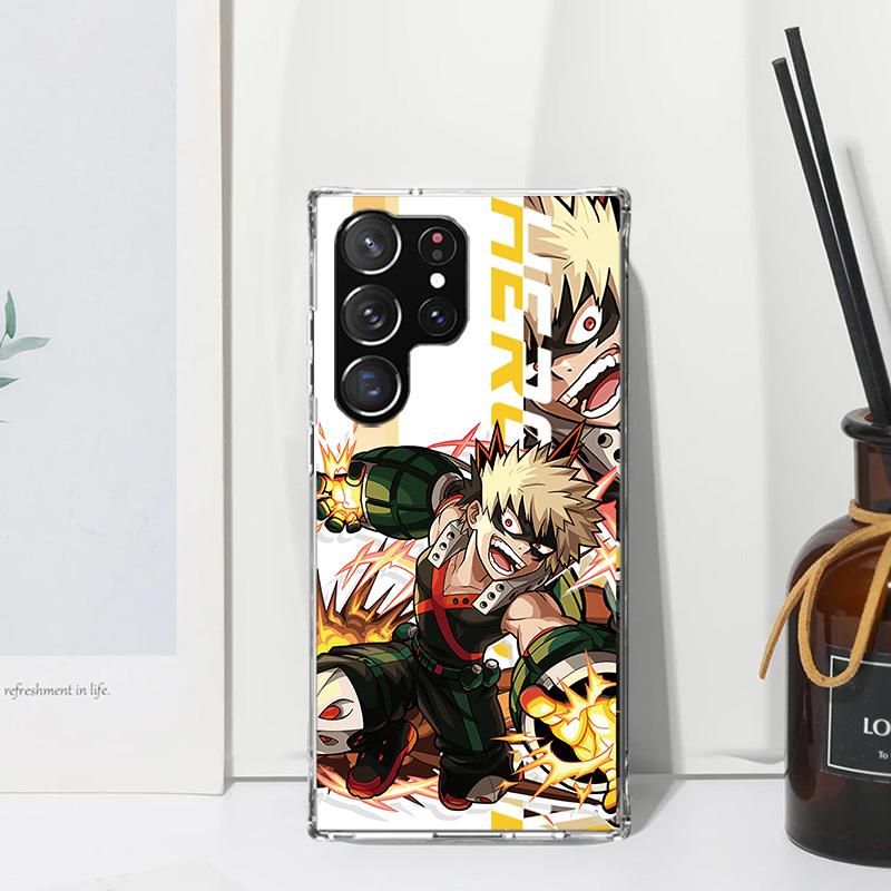 My Hero Art Phone Case For Samsung Galaxy S25 S24 S23 S22 Ultra S21 FE S20 Plus S10 + S10E Art Fundas Back Cover S24 S23 S22 S21