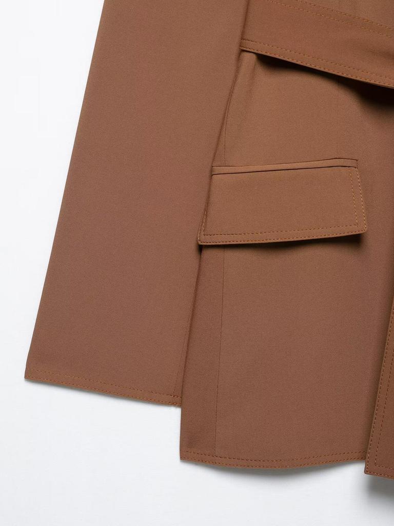 2025 Spring Women's European & American Style Belted Suit Jacket with Casual Pants