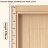 Waterproof Height Measurement Sticker Self-Adhesive Removable Height Measuring Wall Stickers Transparent Height Sticker Children