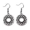 Filigree Teardrop Dangle Earrings Vintage Boho Leaf Drop Earrings For Women Ethnic Retro Jewelry