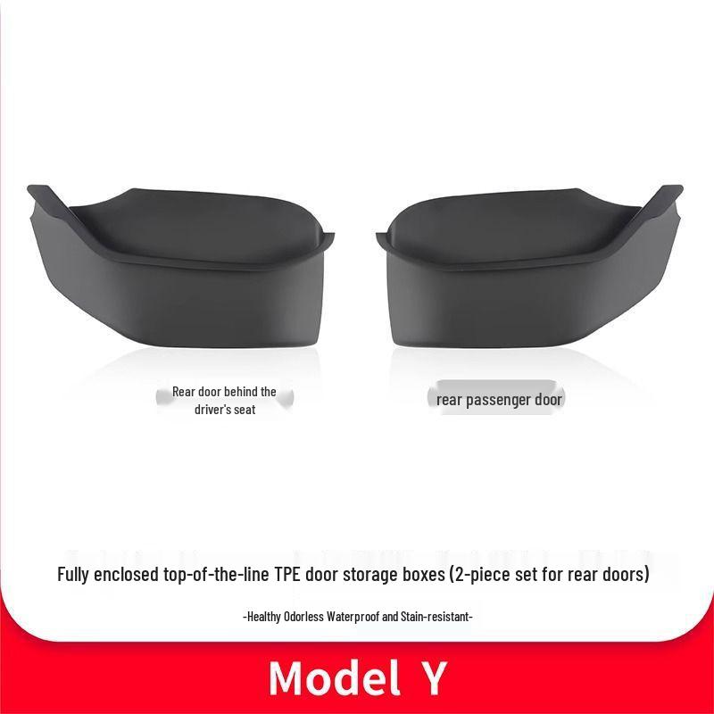 Cutie de depozitare cu fantă pentru ușă, covorașe și accesorii pentru Tesla Model 3/Y Reîmprospătat