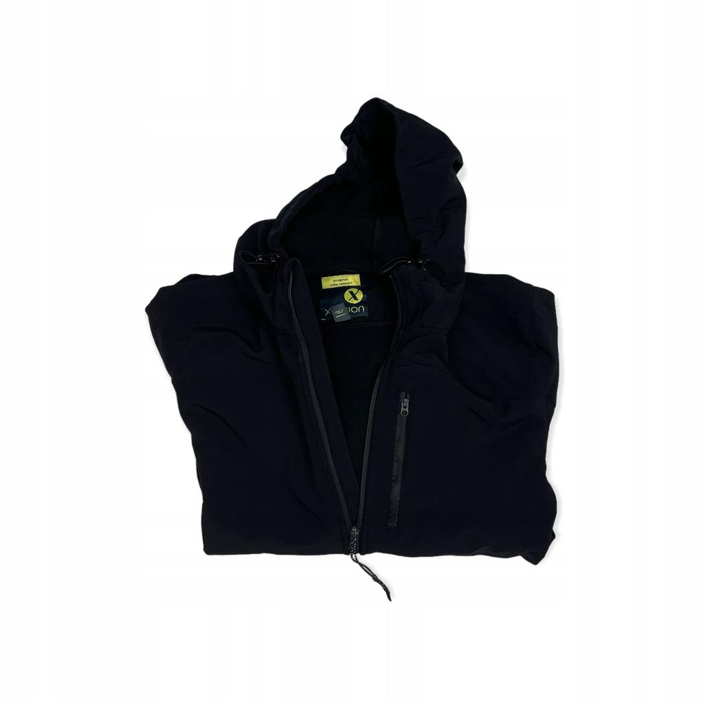 Men's Black Hooded Jacket XERSION M - Used