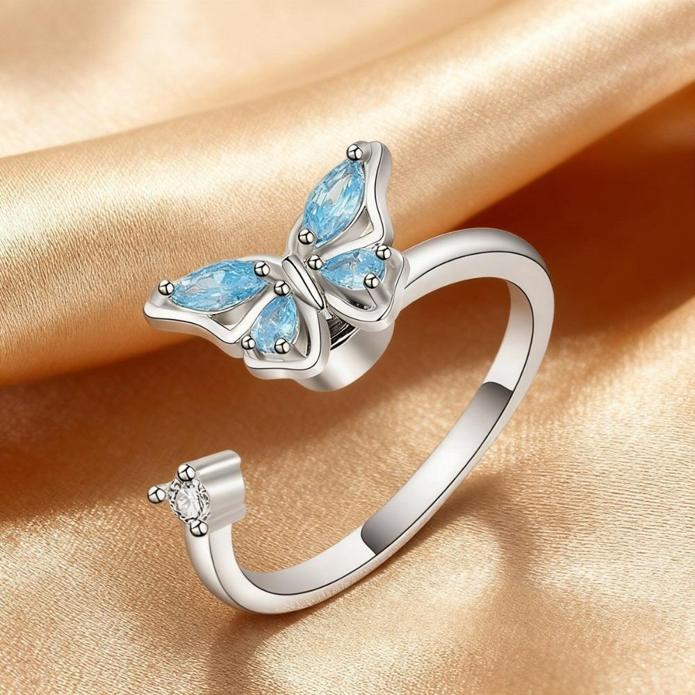 Fretting Bead Rotating Ring Creative Ring Anti-stress Anxiety Ring