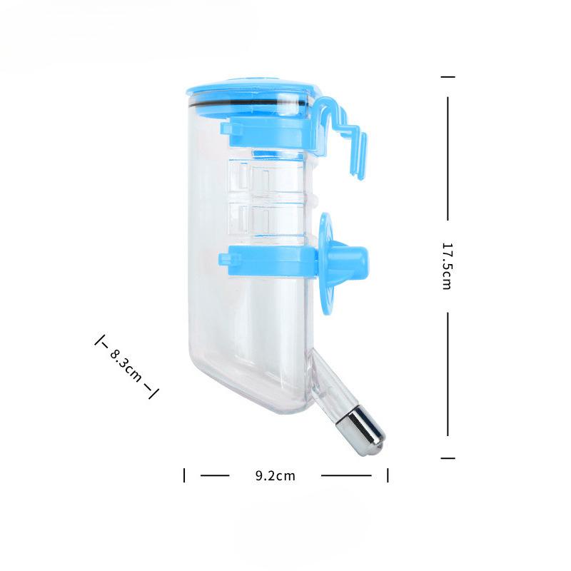 

2026 New Portable Hanging Pet Water Cup 500ML Large Capacity Leak Proof Dog Cat Drinking Bottle for Travel Hiking Camping