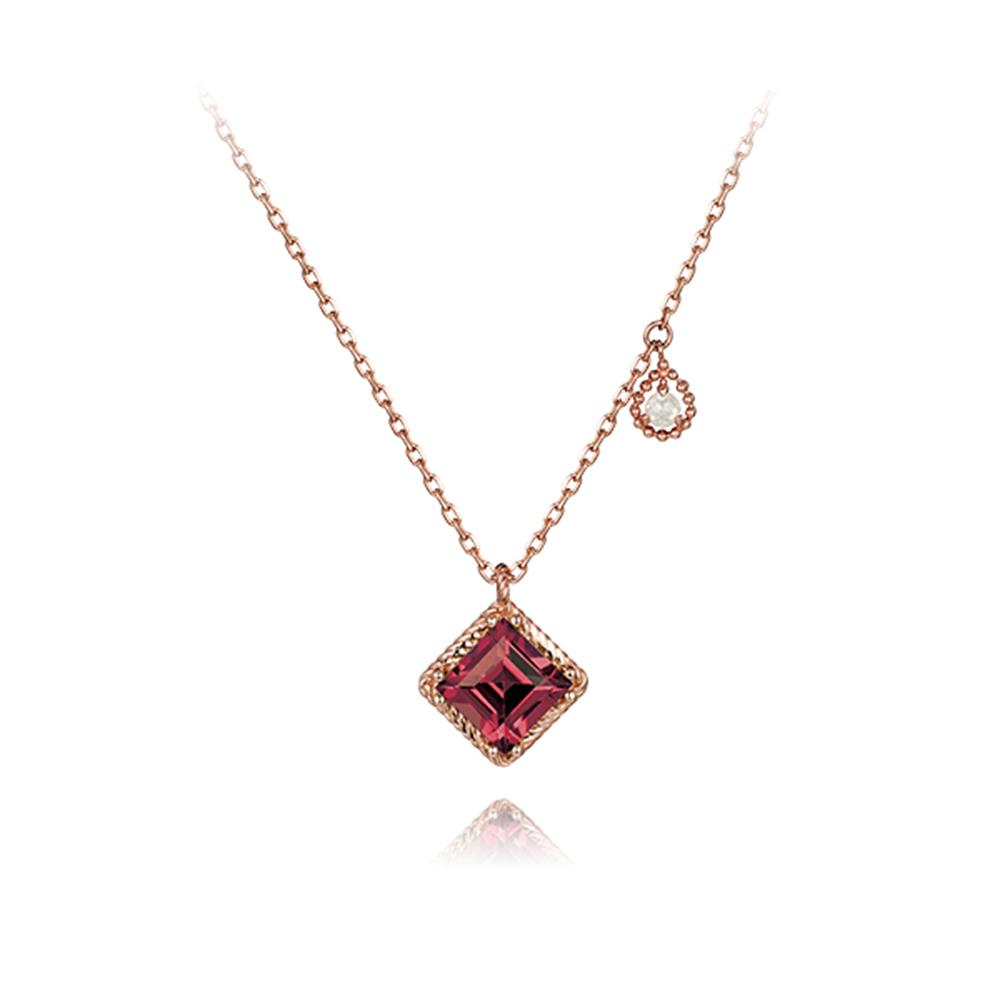 Roseedor Betsy Garnet Necklace_231800073