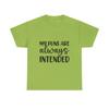 T-Shirt - My Puns Are Always Intended - Funny Pun Lover Rude Tee