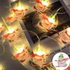 1.5 Meters LED Christmas String Lights DIY Decor 3D Decor Lamp Battery Version Pendant Tree Lantern Strip Outdoor Garden