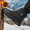 Snow boots winter piled thickened high-top cotton boots non-slip thick-soled outdoor warm and cold-proof cotton shoes